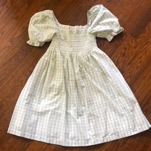 Abercrombie & Fitch. Light green gingham dress